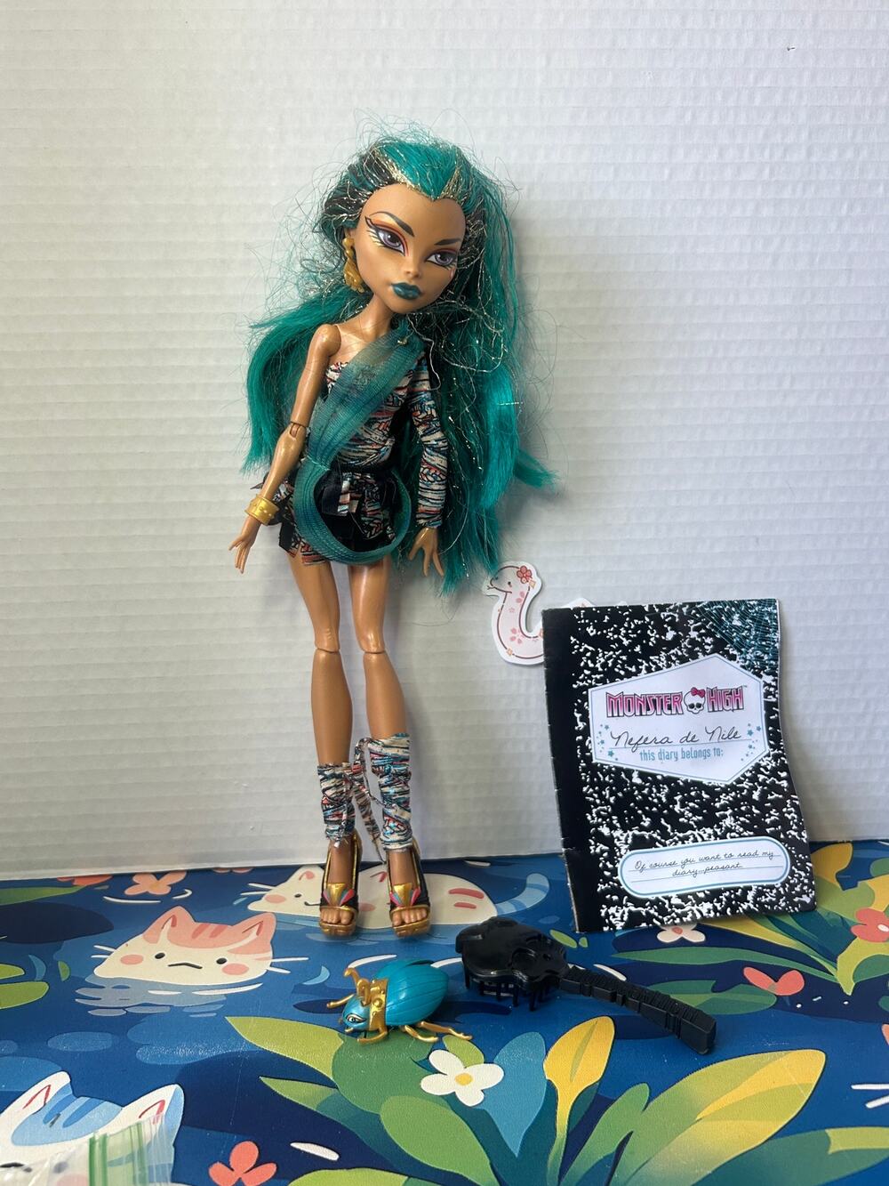 Monster High Nefera De Nile Doll Ghouls Beetle Doll #95 [Loose Joints]